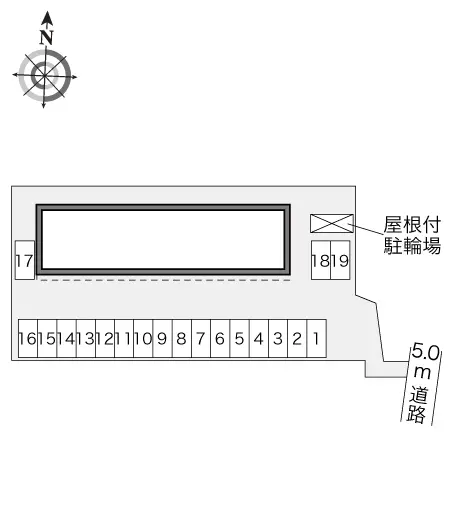 ★手数料０円★新潟市西区五十嵐一の町　月極駐車場（LP）